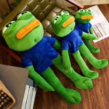 Lade das Bild in den Galerie-Viewer, Pepe der Frosch Meme Kuscheltier (ca. 50-90cm)