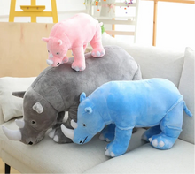 Lade das Bild in den Galerie-Viewer, Große Rhinoceros Nashörner Kuscheltiere (40, 60 oder 80cm)