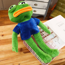 Lade das Bild in den Galerie-Viewer, Pepe der Frosch Meme Kuscheltier (ca. 50-90cm)