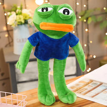 Lade das Bild in den Galerie-Viewer, Pepe der Frosch Meme Kuscheltier (ca. 50-90cm)