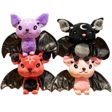 Lade das Bild in den Galerie-Viewer, Fledermaus Stofftiere im Cartoon Look - verschiedene Farben