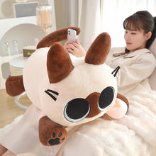 Lade das Bild in den Galerie-Viewer, Süßes Katzen Plüschtier im Comic Look