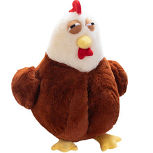 Lade das Bild in den Galerie-Viewer, Schläfriges Plüsch Huhn Kuscheltier (ca. 40x45cm)