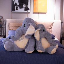 Lade das Bild in den Galerie-Viewer, Lila Laune Comic Elefant Stofftier (ca. 38 - 68cm)