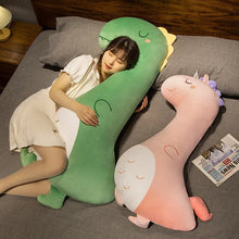 Lade das Bild in den Galerie-Viewer, XXL Reh, Dinosaurier, Gans oder Einhorn Plüsch Kissen (ca. 80-130cm)