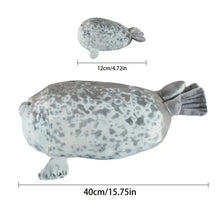 Lade das Bild in den Galerie-Viewer, Niedliche Robbe mit 4 Baby Robben Kuscheltier