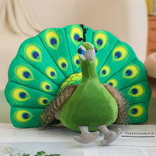 Lade das Bild in den Galerie-Viewer, Farbenfrohe Pfau Kuscheltiere (ca. 20cm)