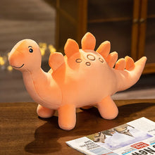 Lade das Bild in den Galerie-Viewer, Farbenfrohe Plüsch Dinos warten auf ein neues Zuhause