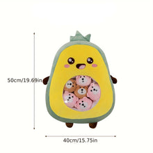 Lade das Bild in den Galerie-Viewer, Kawaii Plüschies gefüllt mit Mini Plüschies (Karotte, Erdbeere, Panda etc.)