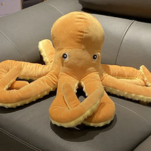 Lade das Bild in den Galerie-Viewer, Gelber Tintenfisch Plüsch Oktopus (40, 60 oder 80cm)