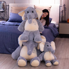 Lade das Bild in den Galerie-Viewer, Lila Laune Comic Elefant Stofftier (ca. 38 - 68cm)