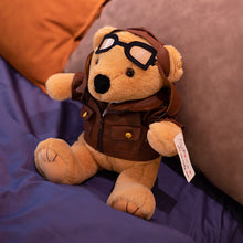 Lade das Bild in den Galerie-Viewer, Jetzt Teddybär Pilot Stofftier (ca. 30cm oder 40cm) bei Kuscheltiere.store kaufen
