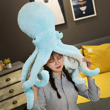 Lade das Bild in den Galerie-Viewer, Jetzt Großes Oktopus Kuscheltier (ca. 65cm oder 90cm) bei Kuscheltiere.store kaufen