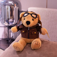 Lade das Bild in den Galerie-Viewer, Jetzt Teddybär Pilot Stofftier (ca. 30cm oder 40cm) bei Kuscheltiere.store kaufen