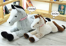 Lade das Bild in den Galerie-Viewer, Jetzt XXL Pferd Pony Kuscheltiere (90 oder 120cm) bei Kuscheltiere.store kaufen