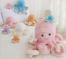 Lade das Bild in den Galerie-Viewer, Jetzt Niedlicher Oktopus Kraken Stofftier Plüsch Krake (40cm bis 80cm) bei Kuscheltiere.store kaufen