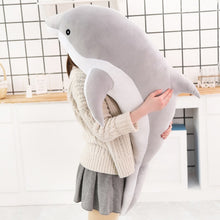 Lade das Bild in den Galerie-Viewer, Jetzt XXL Deflin Stofftier (ca. 50cm bis 160cm) Delphin Plüschtier bei Kuscheltiere.store kaufen