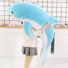 Lade das Bild in den Galerie-Viewer, Jetzt XXL Deflin Stofftier (ca. 50cm bis 160cm) Delphin Plüschtier bei Kuscheltiere.store kaufen