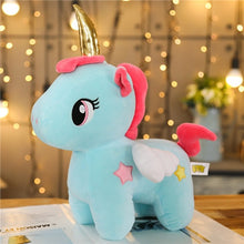 Lade das Bild in den Galerie-Viewer, Jetzt Super Niedliches Einhorn Kuscheltier - Blau oder Pink bei Kuscheltiere.store kaufen