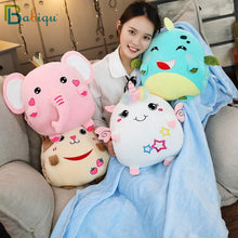 Lade das Bild in den Galerie-Viewer, Jetzt 3in1 Plüschtier, Kissen und Decke oder Handwärmer bei Kuscheltiere.store kaufen