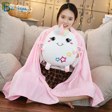 Lade das Bild in den Galerie-Viewer, Jetzt 3in1 Plüschtier, Kissen und Decke oder Handwärmer bei Kuscheltiere.store kaufen