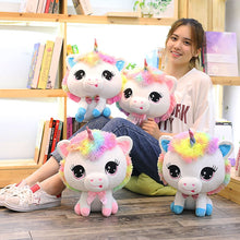 Lade das Bild in den Galerie-Viewer, Jetzt Bunte Manga Regenbogen Einhorn Kuscheltiere bei Kuscheltiere.store kaufen