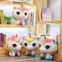 Lade das Bild in den Galerie-Viewer, Jetzt Bunte Manga Regenbogen Einhorn Kuscheltiere bei Kuscheltiere.store kaufen
