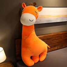 Lade das Bild in den Galerie-Viewer, Jetzt XXL Cartoon Giraffe Stofftier Kuscheltier (70cm oder 100cm) bei Kuscheltiere.store kaufen