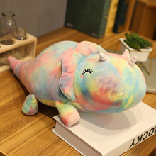 Lade das Bild in den Galerie-Viewer, Jetzt Regenbogen Dinos Stofftiere - Triceratops oder Stegosaurus bei Kuscheltiere.store kaufen