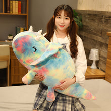 Lade das Bild in den Galerie-Viewer, Jetzt Regenbogen Dinos Stofftiere - Triceratops oder Stegosaurus bei Kuscheltiere.store kaufen
