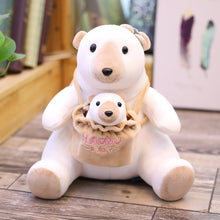 Lade das Bild in den Galerie-Viewer, Jetzt Süße Kuscheltiere mit Baby Stofftieren (Panda, Känguru, Pangolin, Igel, Polarbär) ca. 25cm bei Kuscheltiere.store kaufen