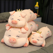 Lade das Bild in den Galerie-Viewer, Jetzt Lustiges XXL Schwein Ferkel Plüsch Stofftier (bis zu 105cm) bei Kuscheltiere.store kaufen