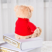 Lade das Bild in den Galerie-Viewer, Jetzt Süßer Teddybär mit I Love You Aufdruck (ca. 28cm) bei Kuscheltiere.store kaufen