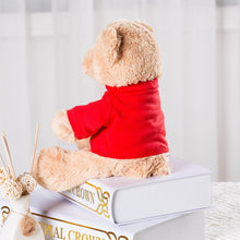 Lade das Bild in den Galerie-Viewer, Jetzt Süßer Teddybär mit I Love You Aufdruck (ca. 28cm) bei Kuscheltiere.store kaufen