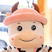 Lade das Bild in den Galerie-Viewer, Jetzt 50/80cm Kawaii Lustige Kuh Stofftier bei Kuscheltiere.store kaufen
