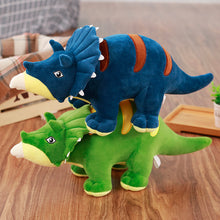 Lade das Bild in den Galerie-Viewer, Jetzt Triceratops Dinosaurier Plüsch Kuscheltier im XXL Format (95cm oder 120cm) bei Kuscheltiere.store kaufen