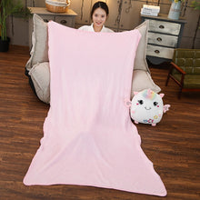 Lade das Bild in den Galerie-Viewer, Jetzt 3in1 Plüschtier, Kissen und Decke oder Handwärmer bei Kuscheltiere.store kaufen