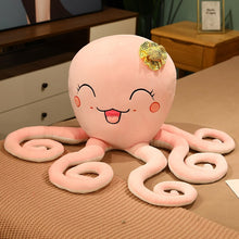 Lade das Bild in den Galerie-Viewer, Jetzt Lustiger XXL Oktopus Stofftier 80/100cm bei Kuscheltiere.store kaufen