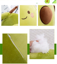 Lade das Bild in den Galerie-Viewer, Jetzt Witziges Avocado Plüsch Kissen Stofftier bei Kuscheltiere.store kaufen