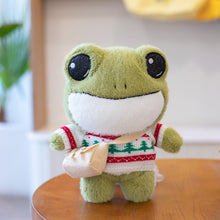 Lade das Bild in den Galerie-Viewer, Jetzt Niedlicher Frosch als Stofftier in verschiedenen Motiven (ca 25cm) bei Kuscheltiere.store kaufen