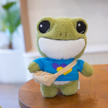 Lade das Bild in den Galerie-Viewer, Jetzt Niedlicher Frosch als Stofftier in verschiedenen Motiven (ca 25cm) bei Kuscheltiere.store kaufen
