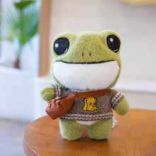 Lade das Bild in den Galerie-Viewer, Jetzt Niedlicher Frosch als Stofftier in verschiedenen Motiven (ca 25cm) bei Kuscheltiere.store kaufen