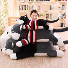 Lade das Bild in den Galerie-Viewer, Jetzt Lustige Husky Stofftiere im Großformat (80cm - 100cm) bei Kuscheltiere.store kaufen