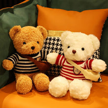 Lade das Bild in den Galerie-Viewer, Jetzt Teddybär Kuscheltier mit Pullover - verschiedene Motive (30cm oder 40cm) bei Kuscheltiere.store kaufen