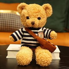 Lade das Bild in den Galerie-Viewer, Jetzt Teddybär Kuscheltier mit Pullover - verschiedene Motive (30cm oder 40cm) bei Kuscheltiere.store kaufen