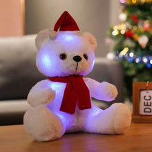 Lade das Bild in den Galerie-Viewer, Jetzt Leuchtender Weihnacht Teddybär Stofftier ca. 28cm bei Kuscheltiere.store kaufen