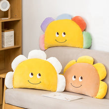 Lade das Bild in den Galerie-Viewer, Jetzt Wundervolle Sonnenblumen Stoffkissen mit einem Lächeln ca. 50cm bei Kuscheltiere.store kaufen