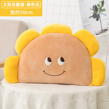 Lade das Bild in den Galerie-Viewer, Jetzt Wundervolle Sonnenblumen Stoffkissen mit einem Lächeln ca. 50cm bei Kuscheltiere.store kaufen
