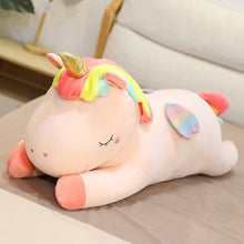 Lade das Bild in den Galerie-Viewer, Jetzt Buntes schlafendes Einhorn Kuscheltier 60cm bis 100cm bei Kuscheltiere.store kaufen