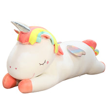 Lade das Bild in den Galerie-Viewer, Jetzt Buntes schlafendes Einhorn Kuscheltier 60cm bis 100cm bei Kuscheltiere.store kaufen